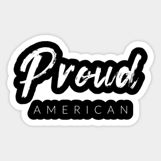 Proud American Sticker